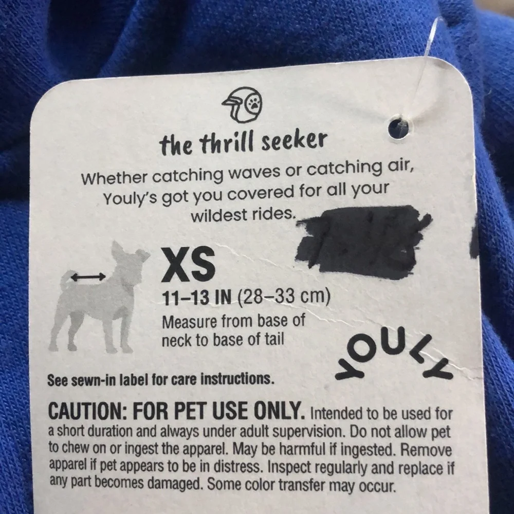 NWT Skater Pup hoodie XS